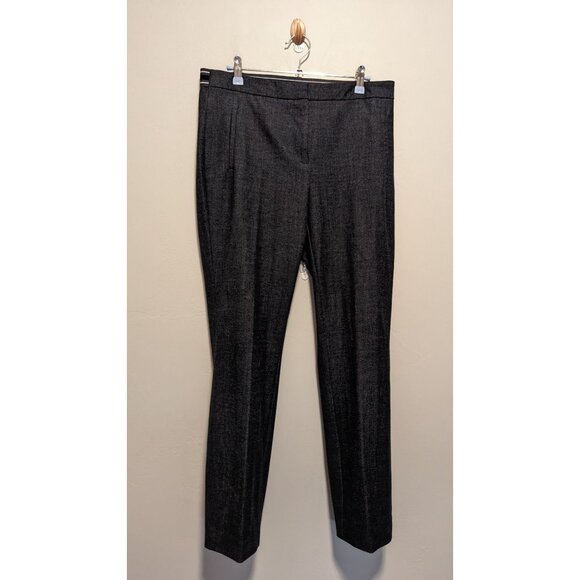 Zara Basic Womens Tapered Trousers Large Office Wear High Rise - Picture 1 of 4